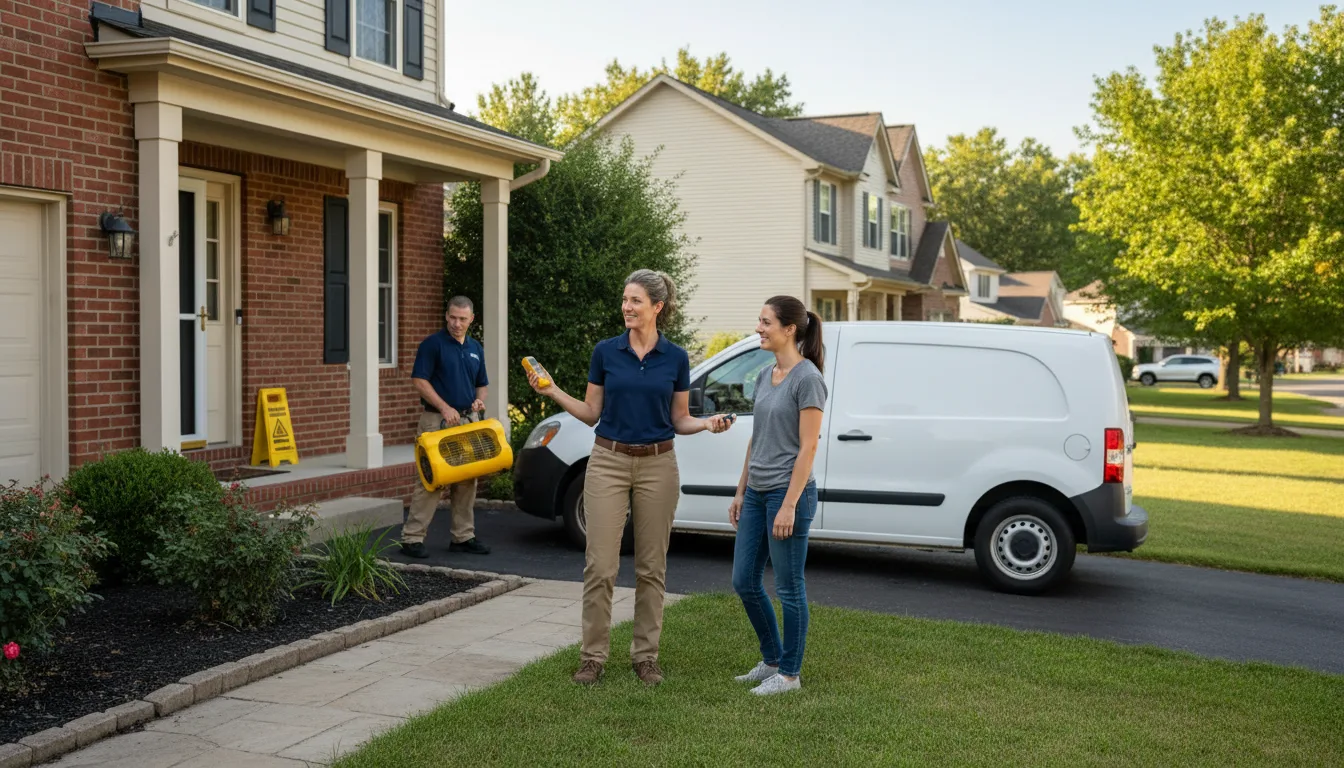 Water restoration image for Flood Water Cleanup, Removal And Restoration Services in Camillus, NY